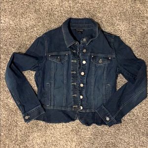 White House Black Market Jean Jacket